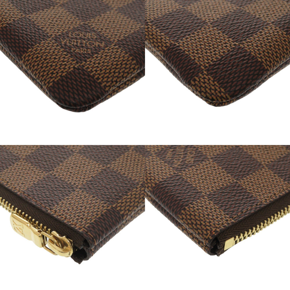 LOUIS VUITTON Coin case N62658 Damier canvas Brown Damier Pochette Cre Women