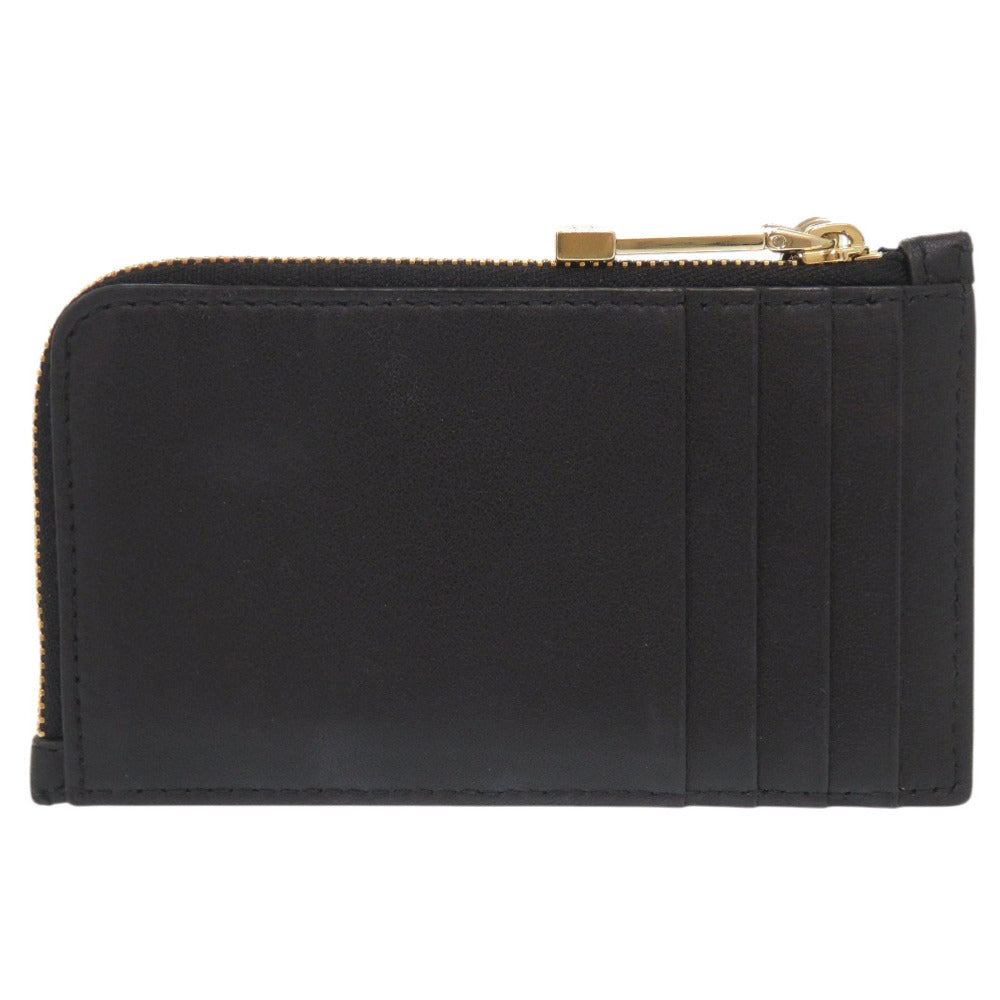 Christian Dior Card Case S0965ONMJ lambskin black Lady Dior Cosmos zip card holder