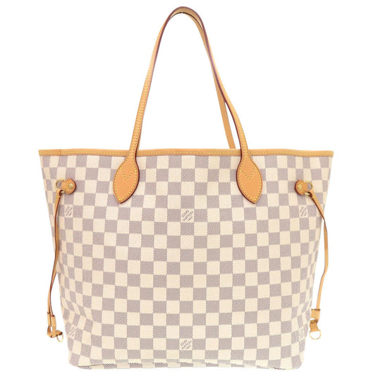 LOUIS VUITTON Tote Bag N51107 Damier Azur Canvas white Damier Azur Neverfull MM