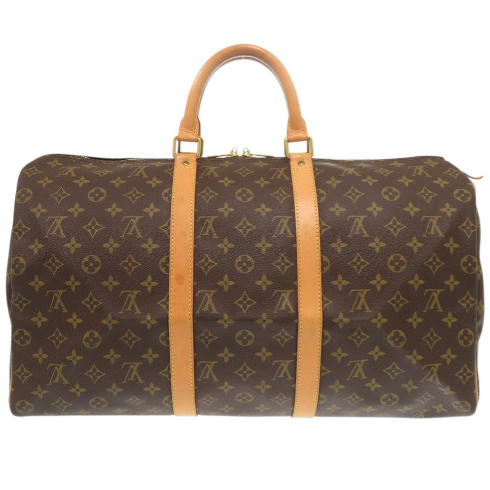 LOUIS VUITTON Boston Duffel bag M41426 Monogram canvas Brown Monogram Keepall 50