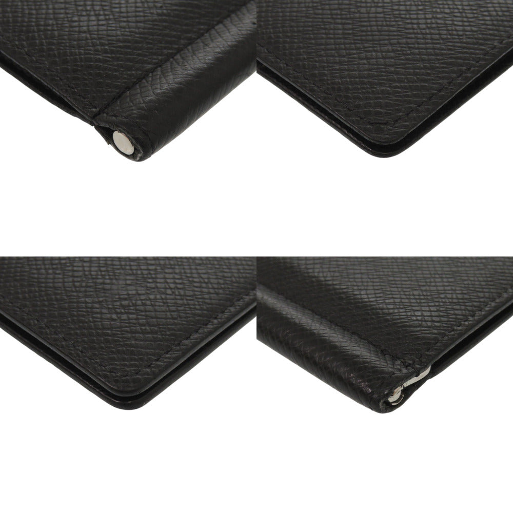 LOUIS VUITTON Card Case M62978 Taiga black Taiga Portefeuille pans