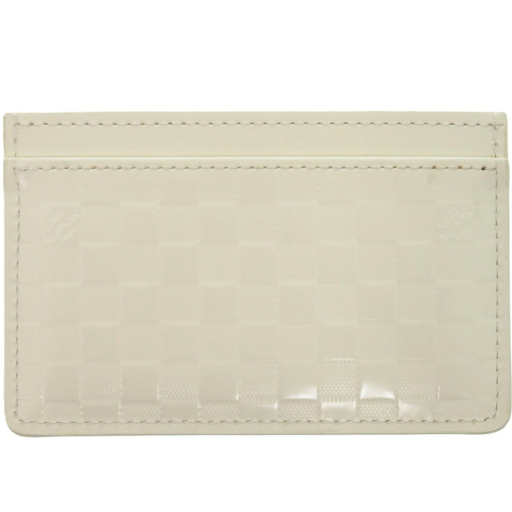 LOUIS VUITTON Card Case leather claim Damier Facet Porte Carte Simple