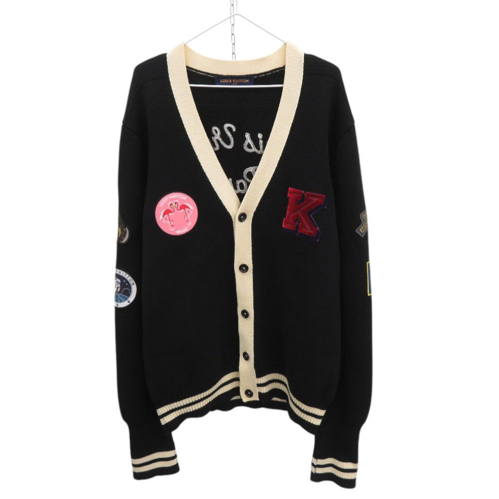 LOUIS VUITTON cardigan wool black 4L