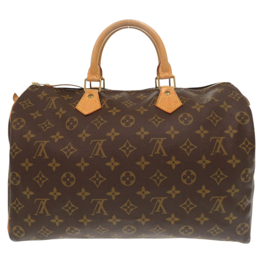 LOUIS VUITTON Handbag M41524 Monogram canvas Brown Monogram Speedy 35