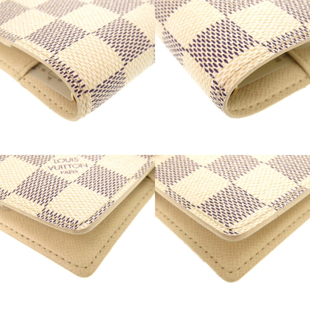 LOUIS VUITTON Notebook cover R20706 Damier Azur Canvas white Damier Azur Agenda PM