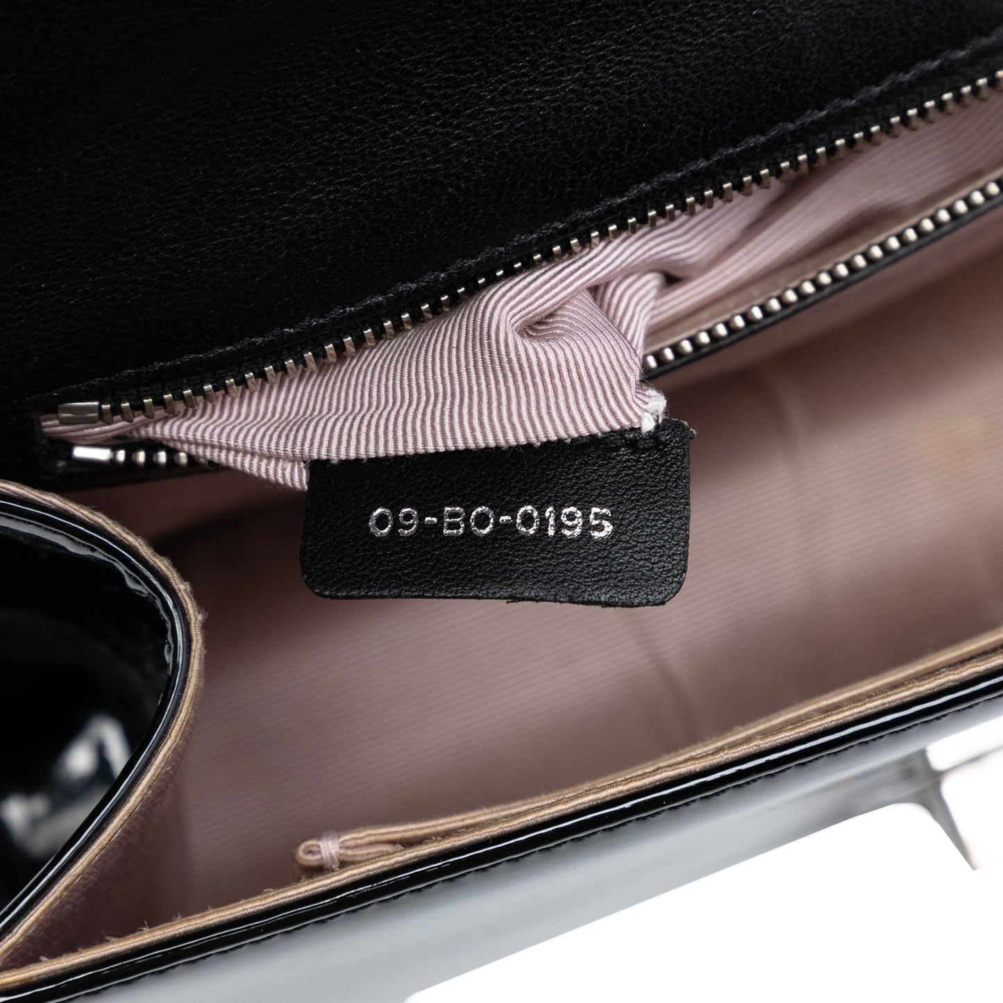 Black Dior Medium Patent Diorama Flap Crossbody Bag