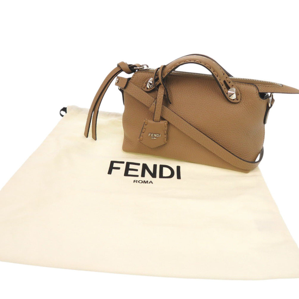 FENDI Handbag 8BS098 ASU2 F0EMR leather Brown By the Way Selleria Mini