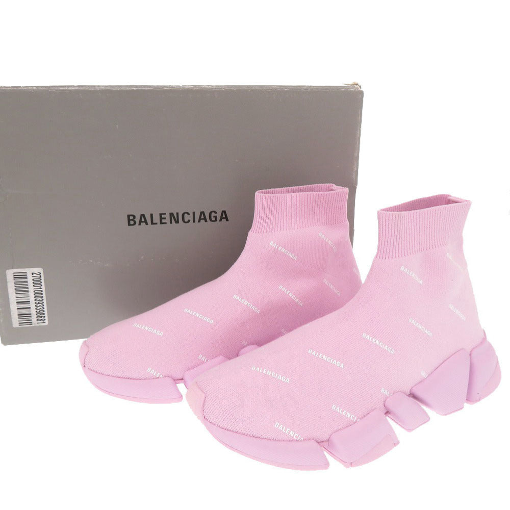 BALENCIAGA sneakers 617196 Polyester, Rubber pink Speed 2.0 36