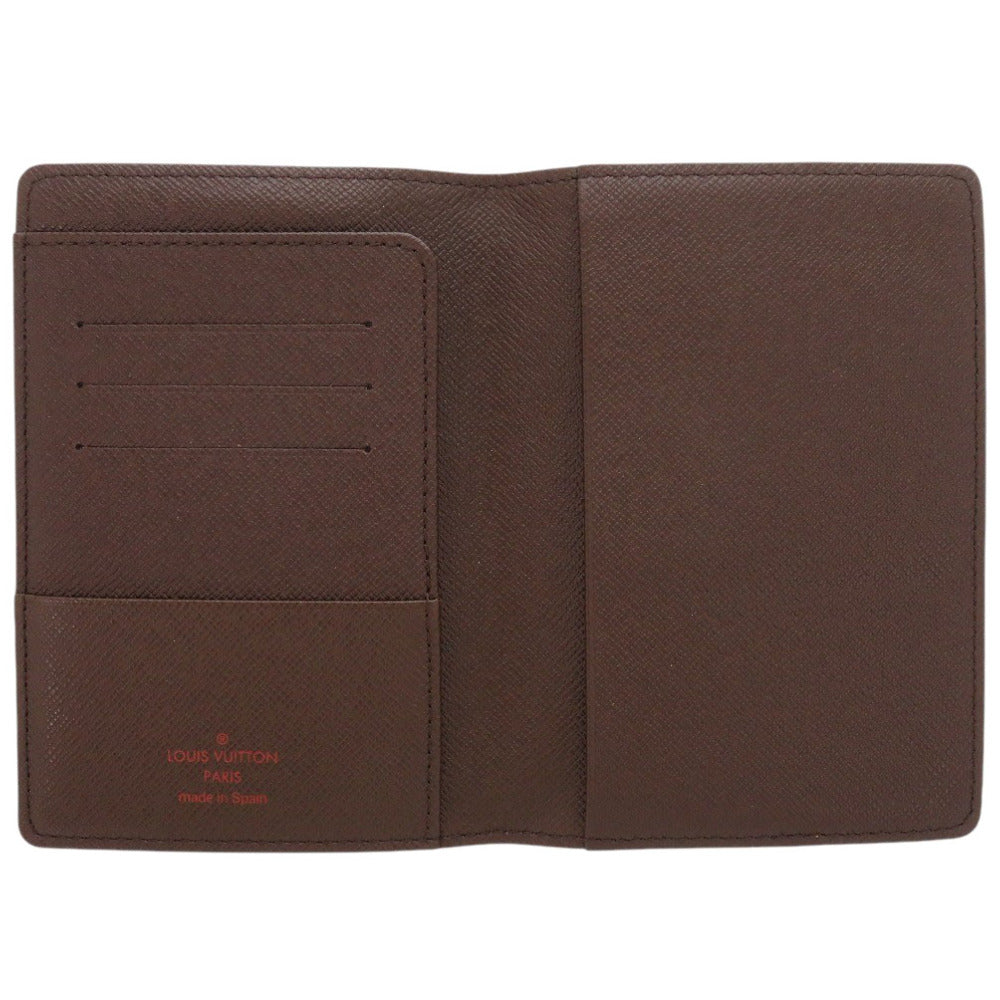 LOUIS VUITTON Notebook cover N60188 Damier canvas Brown Damier Couverture passport