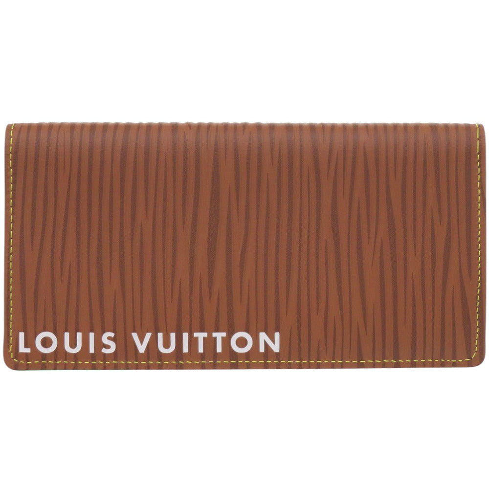 LOUIS VUITTON Long Wallet Purse M82631 Epi Leather Brown Epi Portefeuille Blaza NM