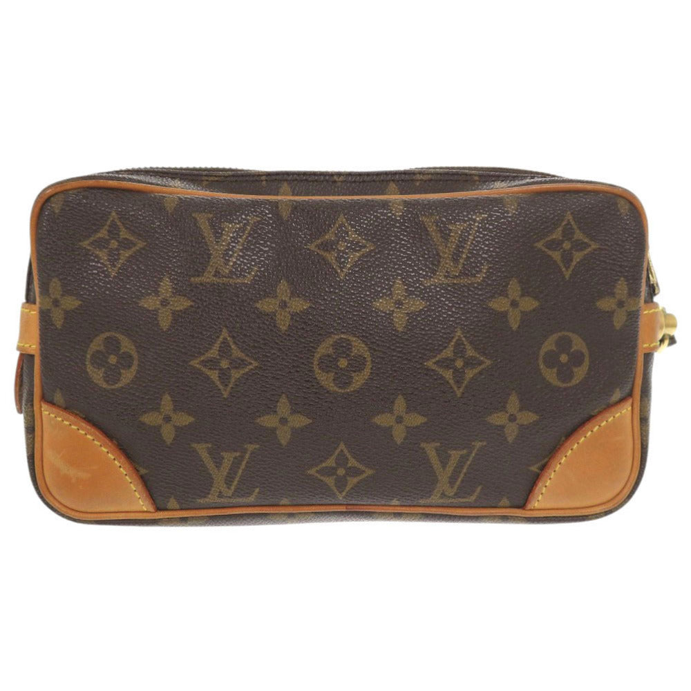 LOUIS VUITTON business bag M51827 Monogram canvas Brown Monogram Marly Dragonne PM