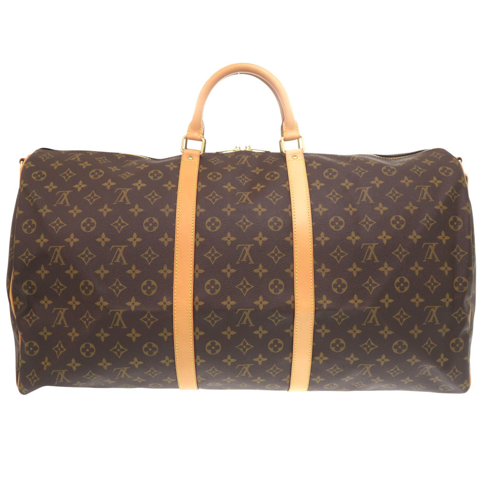 LOUIS VUITTON Boston Duffel bag M41412 Monogram canvas Brown Monogram Keepall bandouliere60