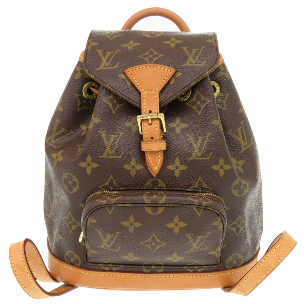 LOUIS VUITTON Backpack M51137 Monogram canvas Brown Monogram Mini Montsouris