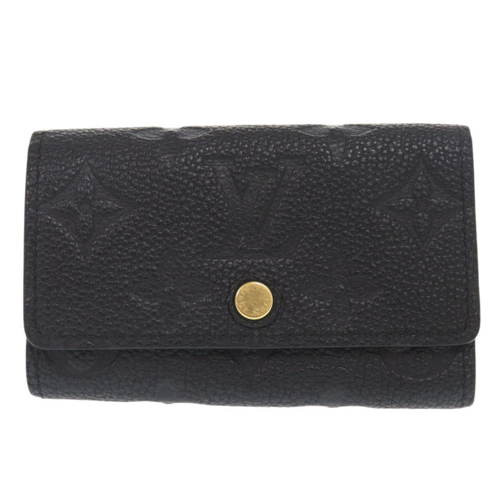 LOUIS VUITTON Key case Key holder M64421 Monogram Ann Platt Noir Monogram Unplant Multicles 6