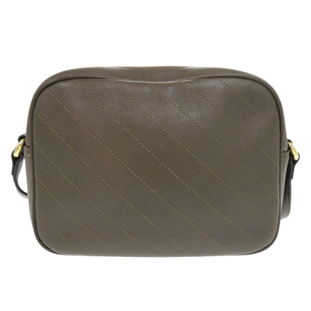 GUCCI Shoulder Bag 742360 leather Brown Blondy