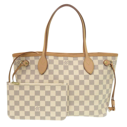 LOUIS VUITTON Tote Bag N41362 Damier Azur Canvas white Damier Azur Never full PM
