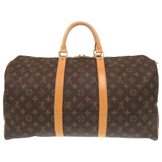 LOUIS VUITTON Boston Duffel bag M41426 Monogram canvas Brown Monogram Keepall 50