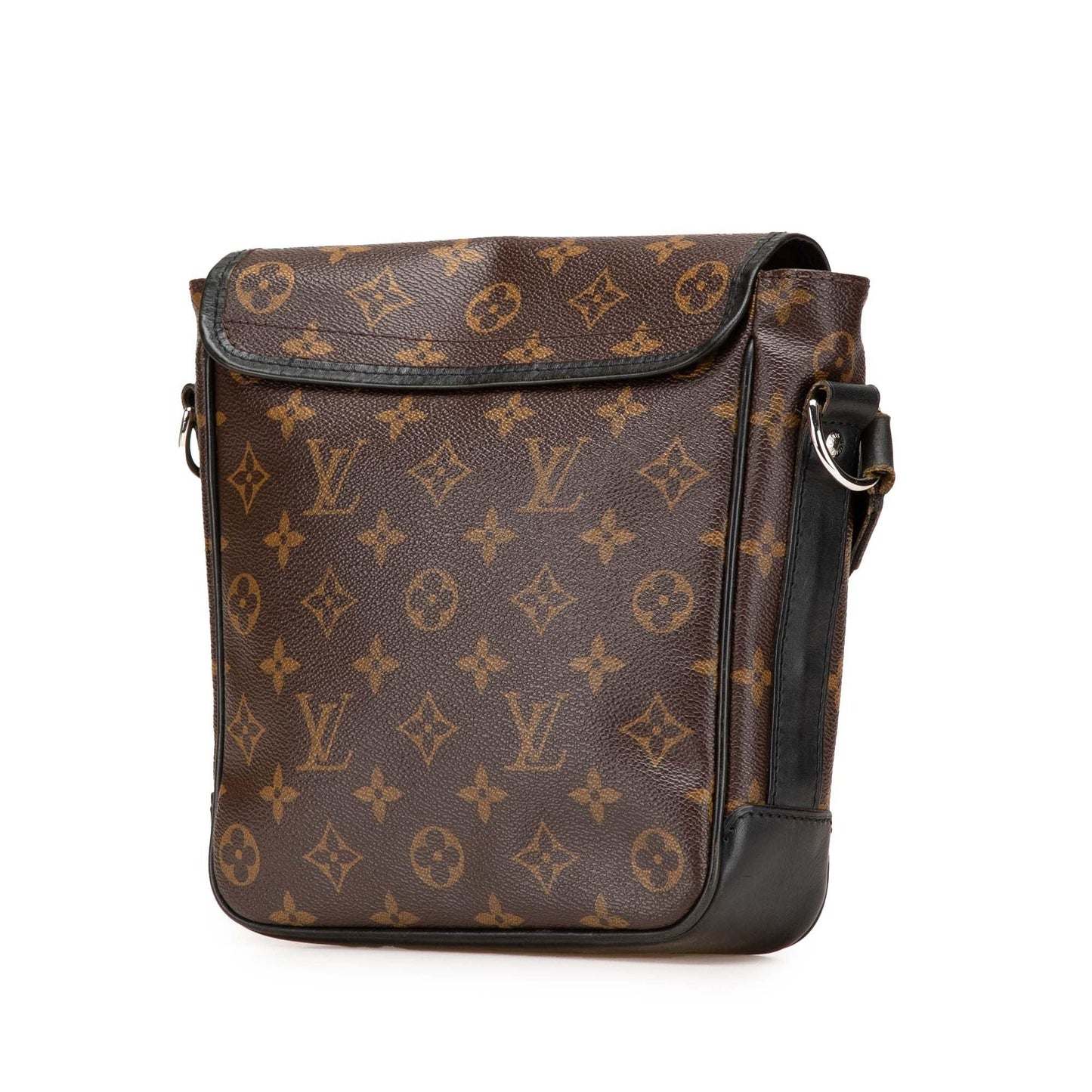 Brown Louis Vuitton Monogram Macassar Bass PM Crossbody Bag