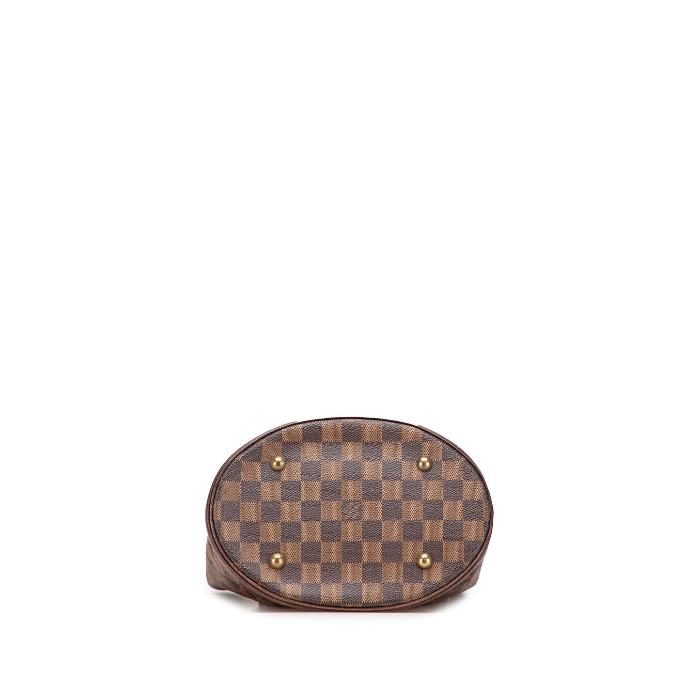 Brown Louis Vuitton Damier Ebene Marais Bucket Bag