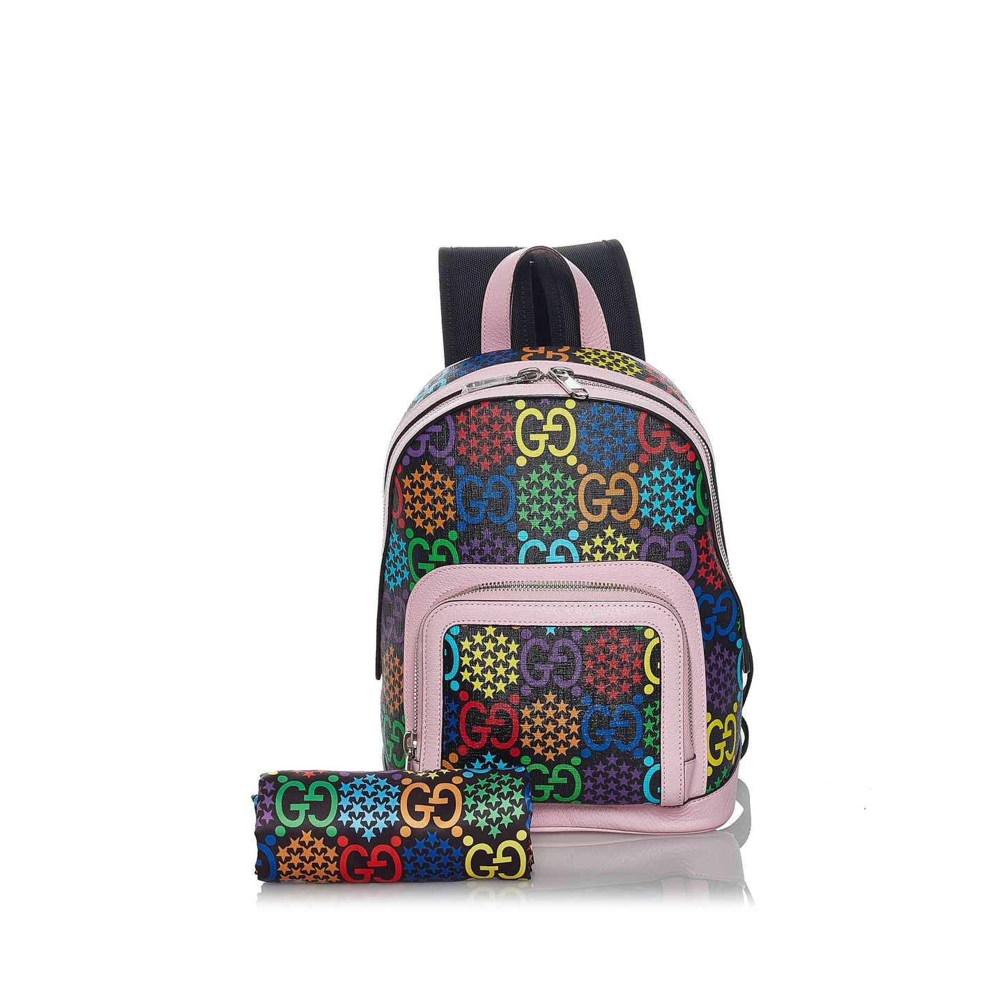 Gucci GG Supreme Leather Canvas Backpack Style 1