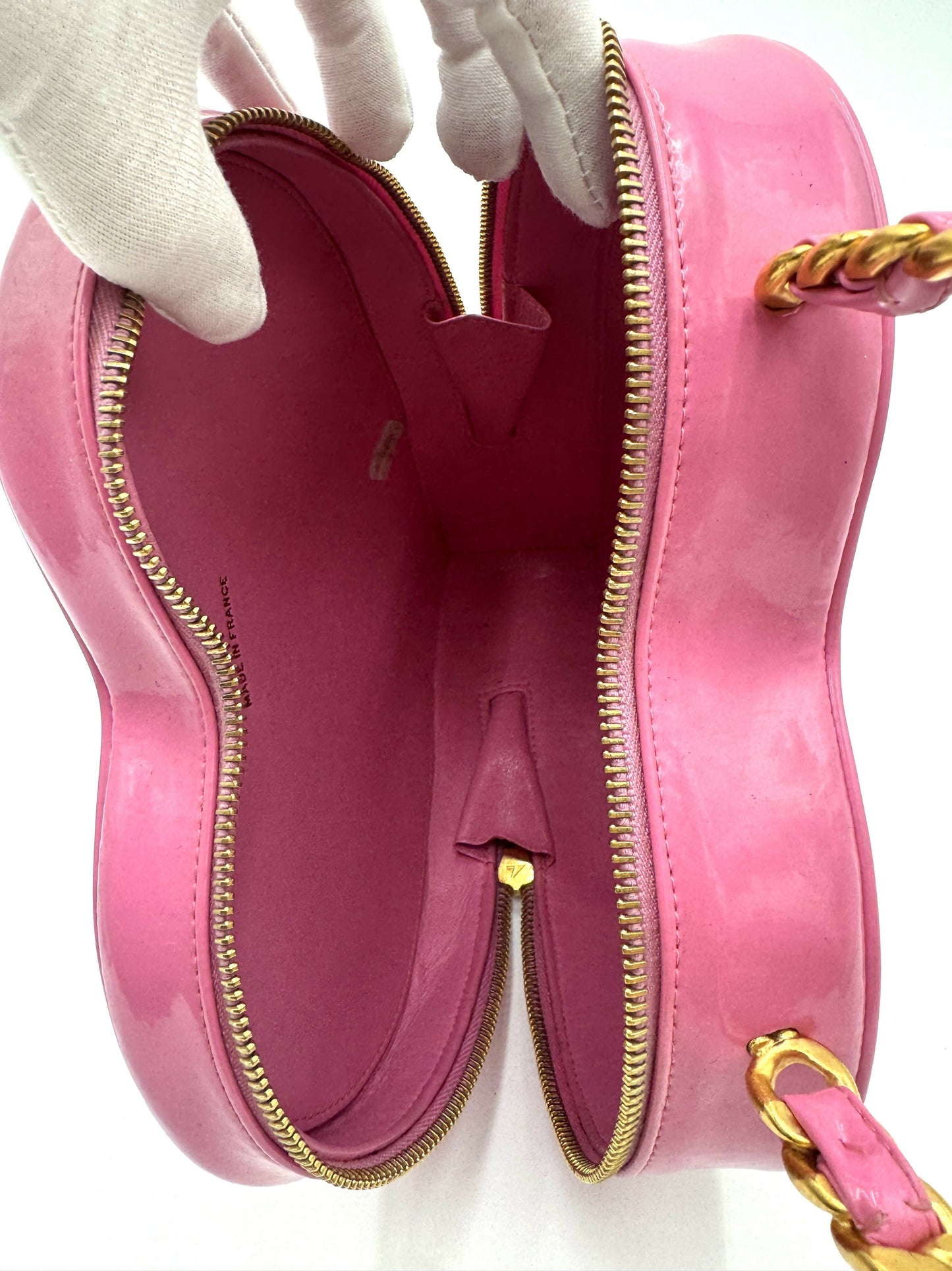 Chanel 1995  Barbie Pink Heart Vanity Bag