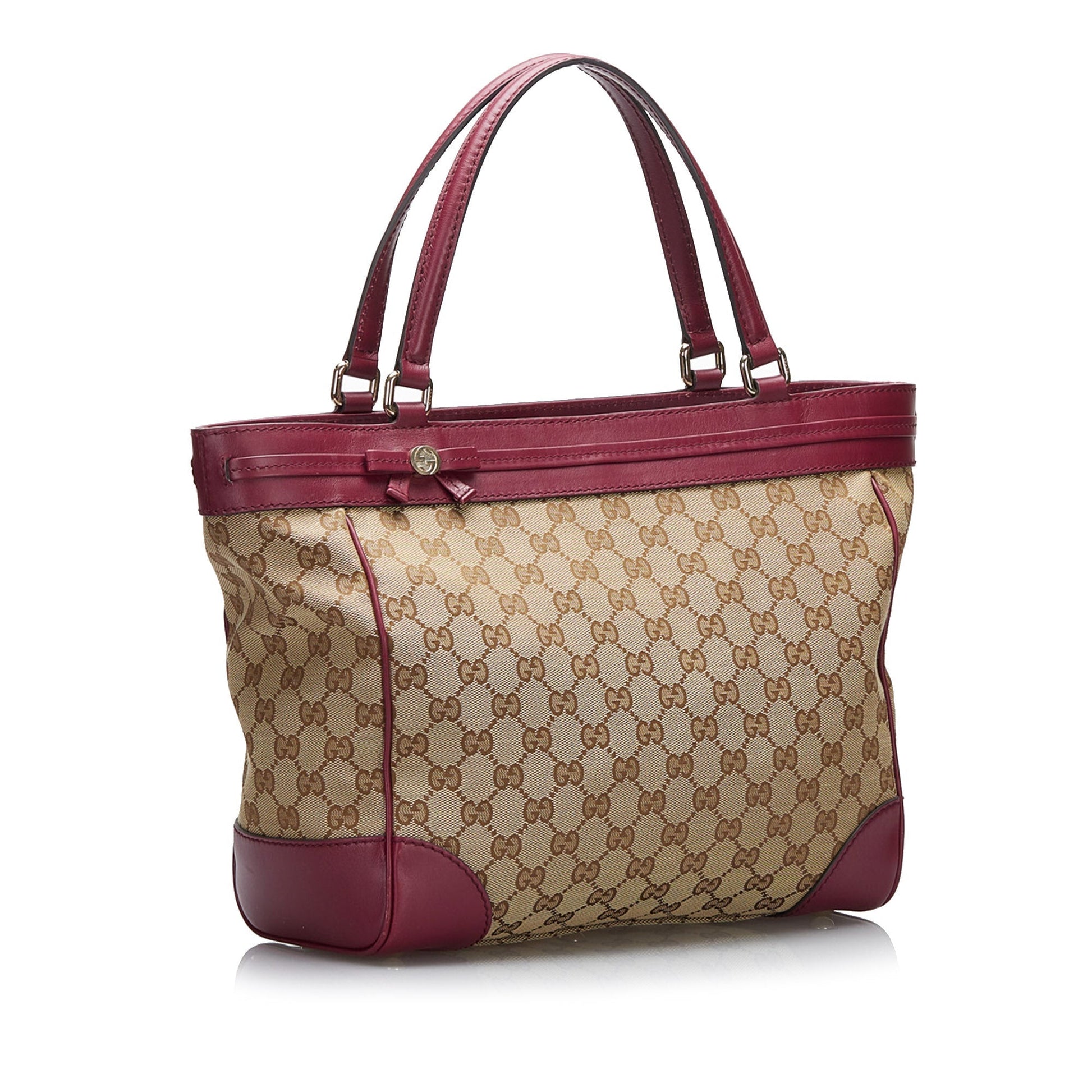 Gucci Leather Canvas Tote Style 34