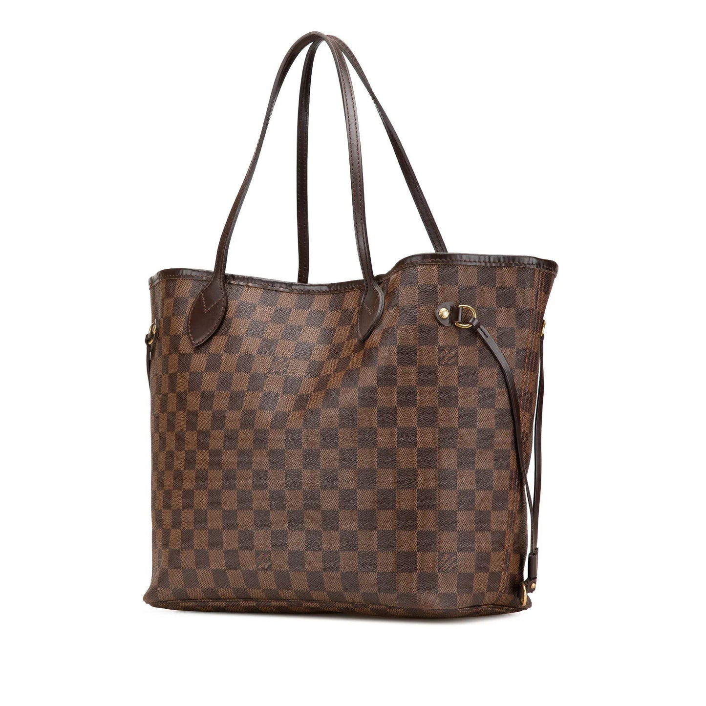 Brown Louis Vuitton Damier Ebene Neverfull MM Tote Bag
