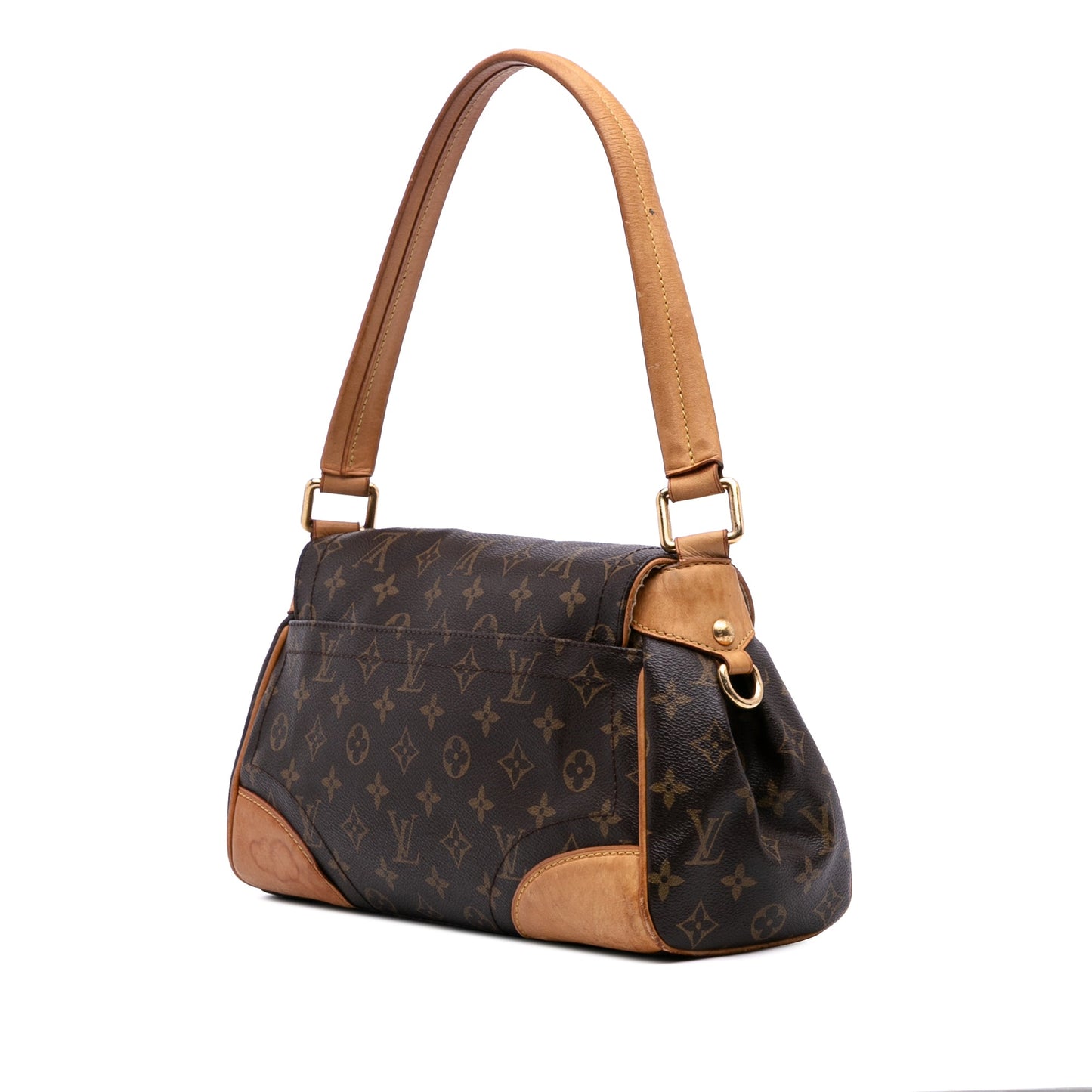 Brown Louis Vuitton Monogram Beverly MM Shoulder Bag