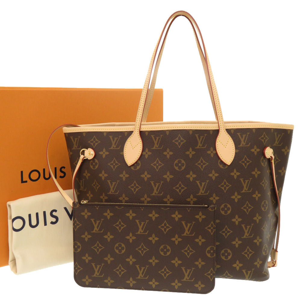 LOUIS VUITTON Tote Bag M46975 Monogram canvas Brown Monogram New Neverfull MM Women