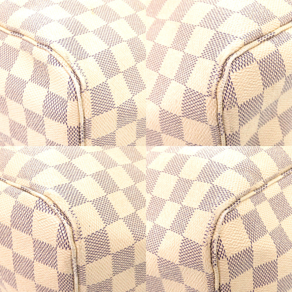 LOUIS VUITTON Tote Bag N41360 Damier Azur Canvas white Damier Azur Neverfull GM with pouch