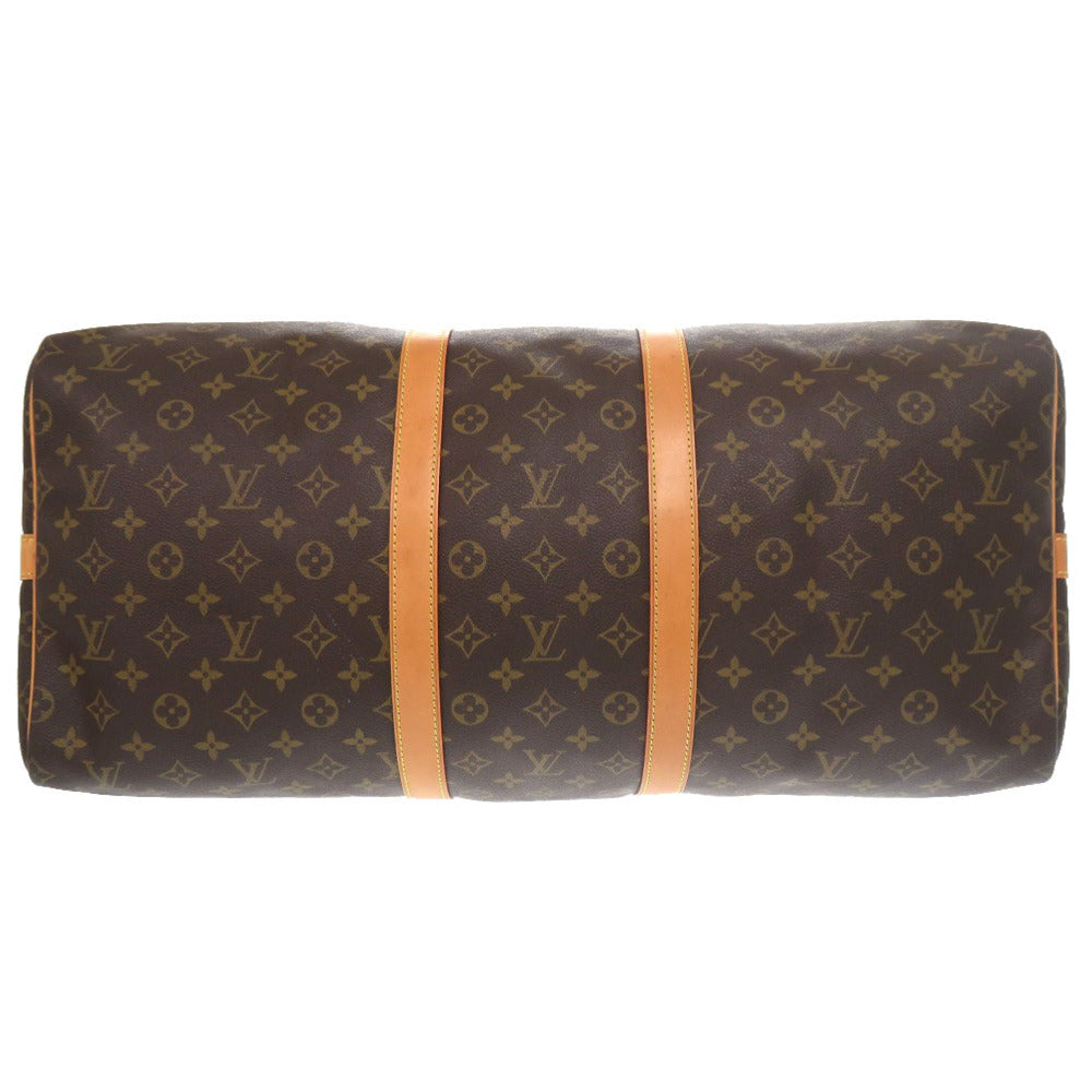 LOUIS VUITTON Boston Duffel bag M41414 Monogram canvas Brown Monogram Keepall bandouliere55