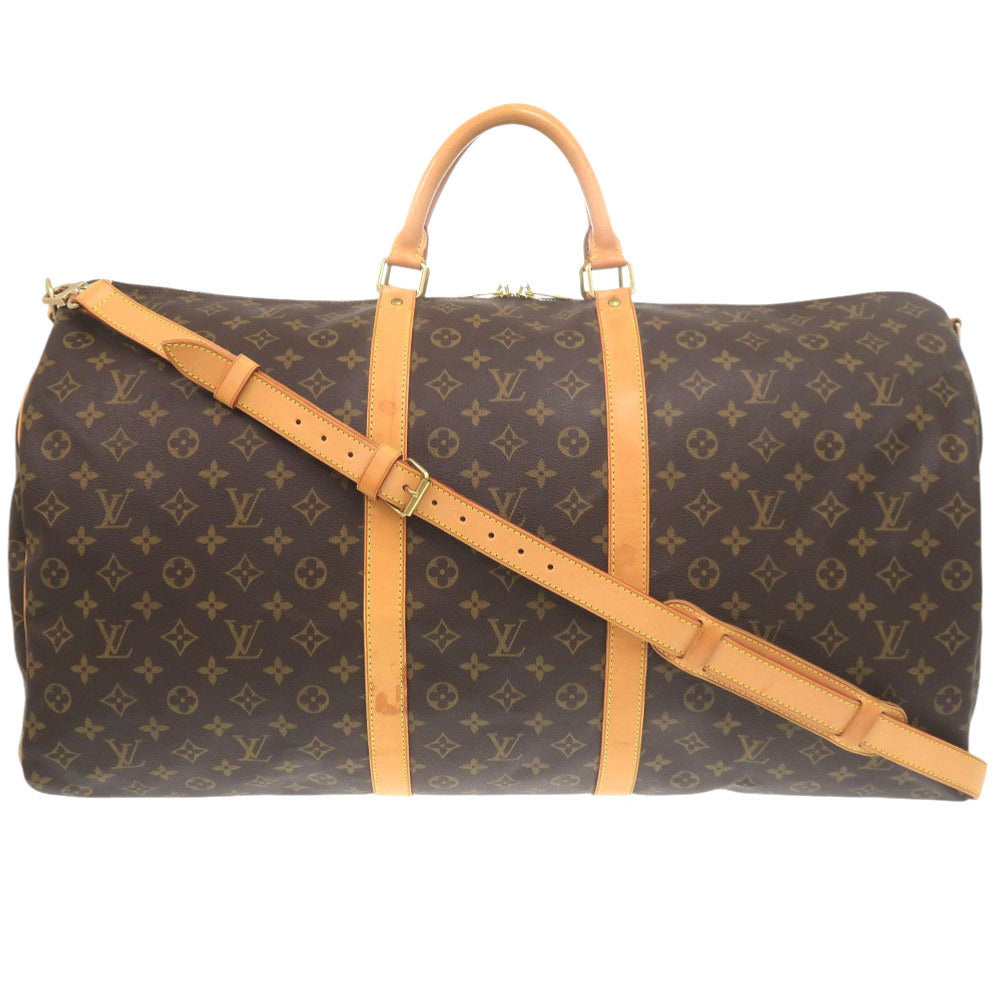 LOUIS VUITTON Boston Duffel bag M41412 Monogram canvas Brown Monogram Keepall bandouliere60
