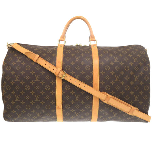 LOUIS VUITTON Boston Duffel bag M41412 Monogram canvas Brown Monogram Keepall bandouliere60