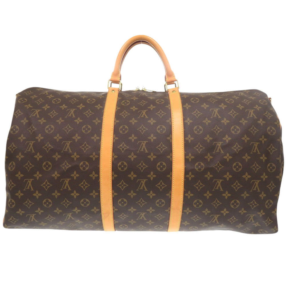 LOUIS VUITTON Boston Duffel bag M41412 Monogram canvas Brown Monogram Keepall bandouliere60