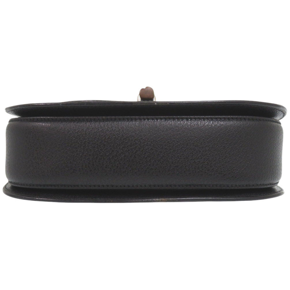 GUCCI Handbag 000 1364 0633 leather black 2WAY Bamboo Women