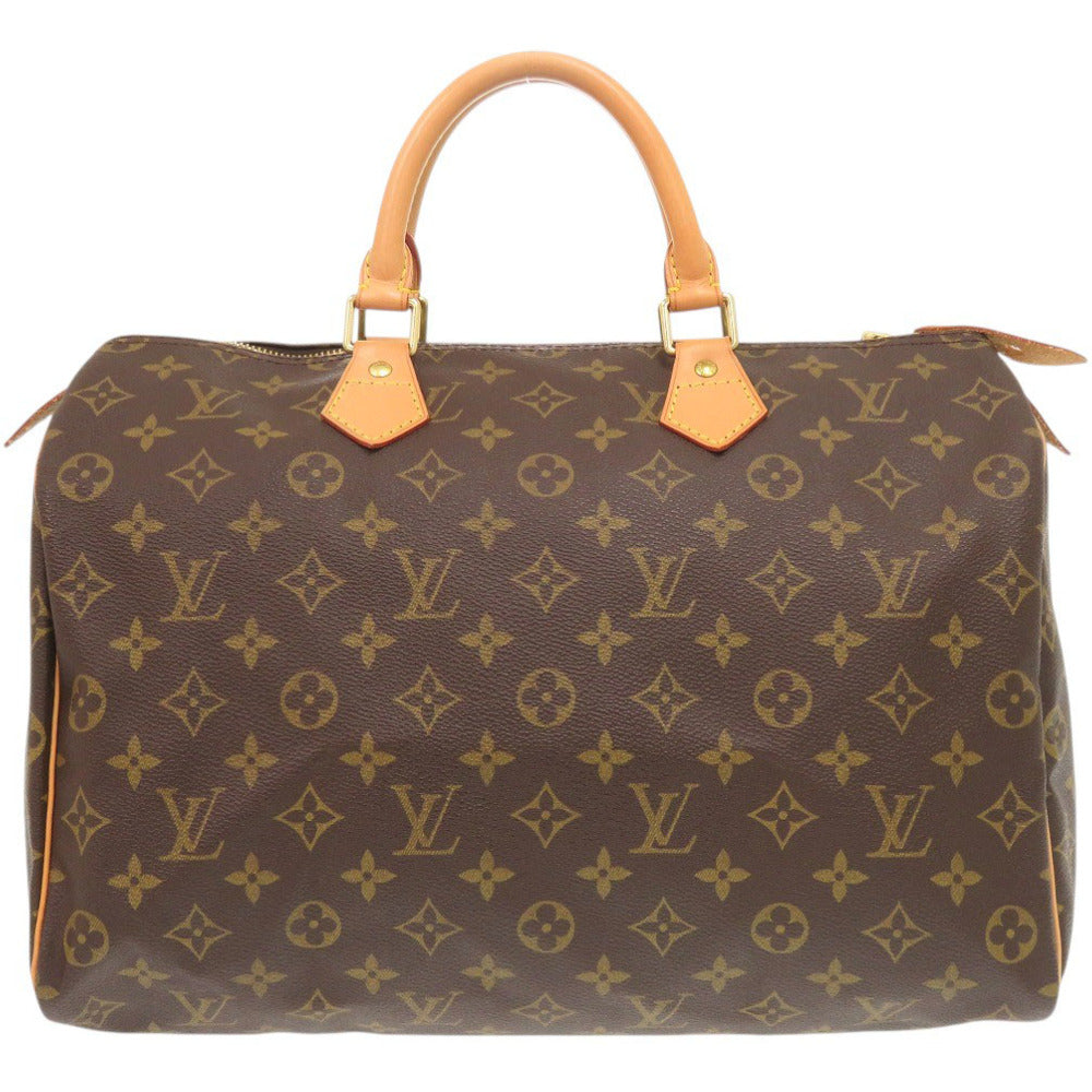 LOUIS VUITTON Handbag M41524 Monogram canvas Brown Monogram Speedy 35