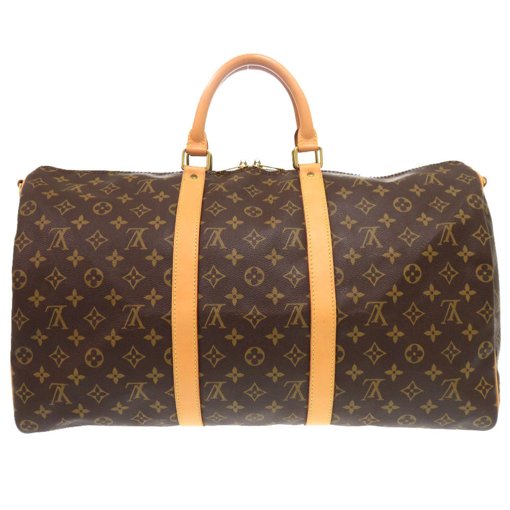 LOUIS VUITTON Boston Duffel bag M41416 Monogram canvas Brown Monogram Keepall bandouliere50