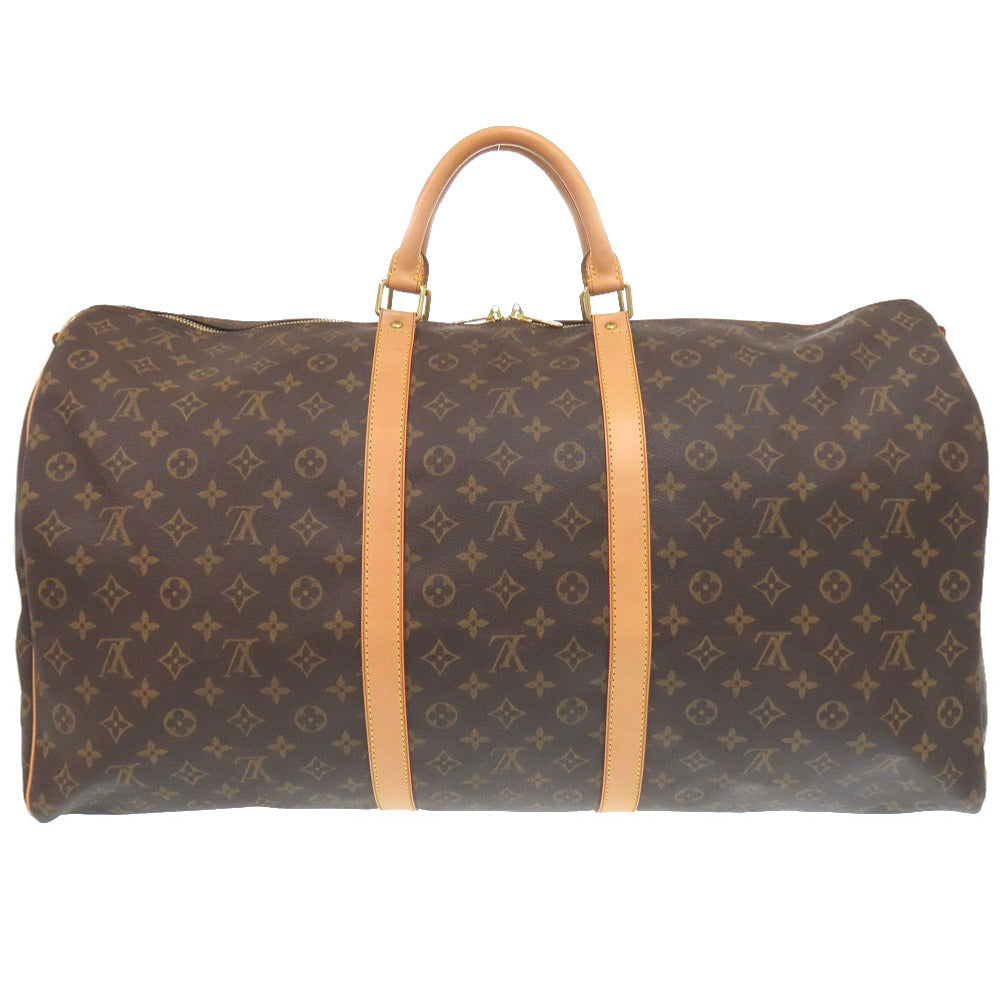 LOUIS VUITTON Boston Duffel bag M41412 Monogram canvas Brown Monogram Keepall bandouliere60