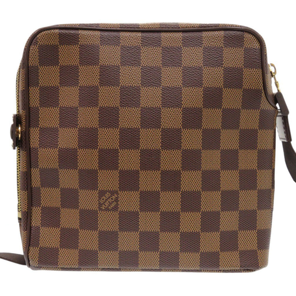 LOUIS VUITTON Shoulder Bag N41442 Damier canvas Brown Damier Olaf PM Women