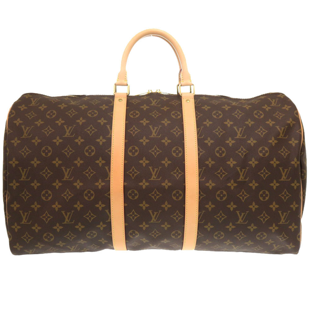 LOUIS VUITTON Boston Duffel bag M41424 Monogram canvas Brown Monogram New Keepall 55 mens