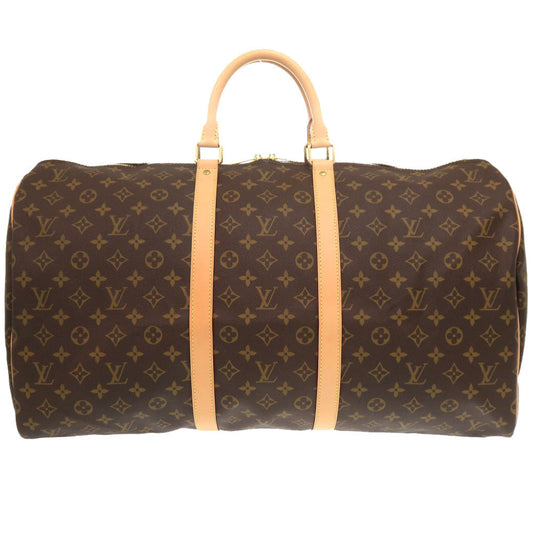 LOUIS VUITTON Boston Duffel bag M41424 Monogram canvas Brown Monogram New Keepall 55 mens
