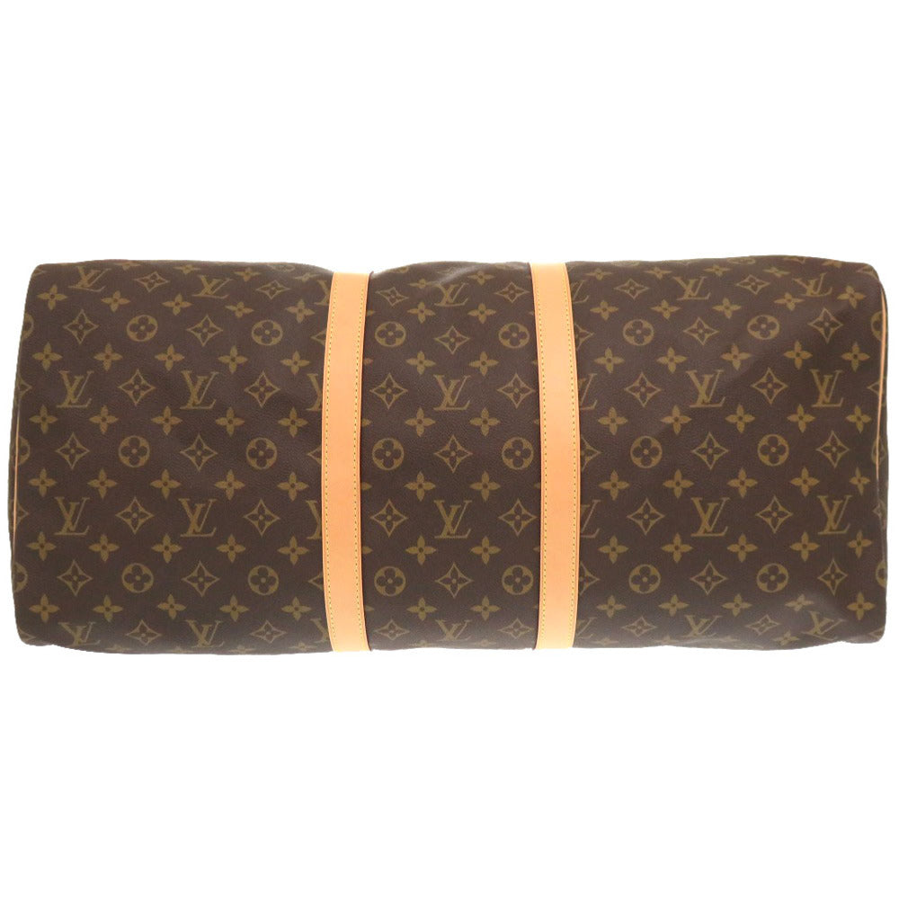 LOUIS VUITTON Boston Duffel bag M41424 Monogram canvas Brown Monogram New Keepall 55 mens