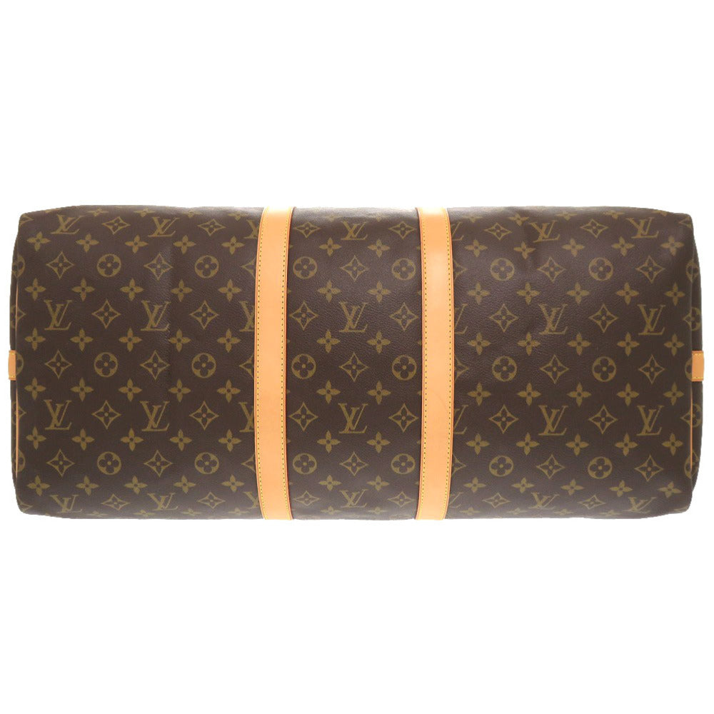 LOUIS VUITTON Boston Duffel bag M41414 Monogram canvas Brown Monogram Keepall bandouliere55 mens