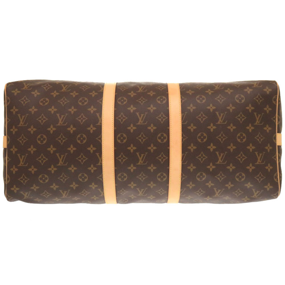 LOUIS VUITTON Boston Duffel bag M41414 Monogram canvas Brown Monogram New Keepall bandouliere55 mens