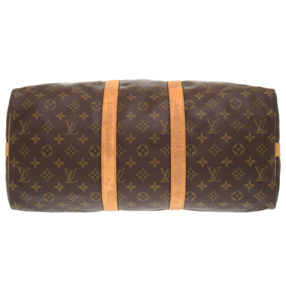 LOUIS VUITTON Boston Duffel bag M41418 Monogram canvas Brown Monogram Keepall bandouliere45 mens