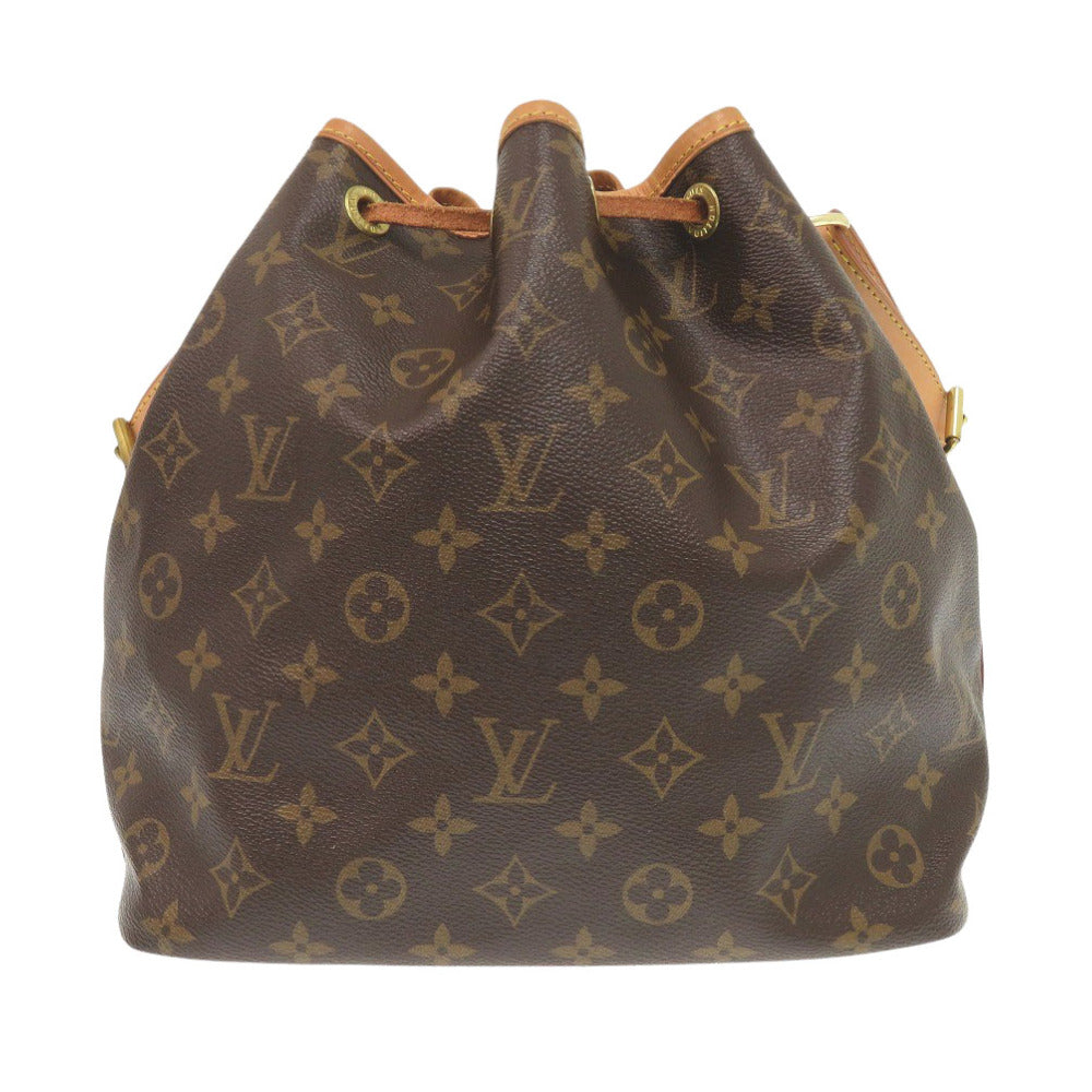 LOUIS VUITTON Shoulder Bag M40818 Monogram canvas Brown Monogram Petit Noe Women