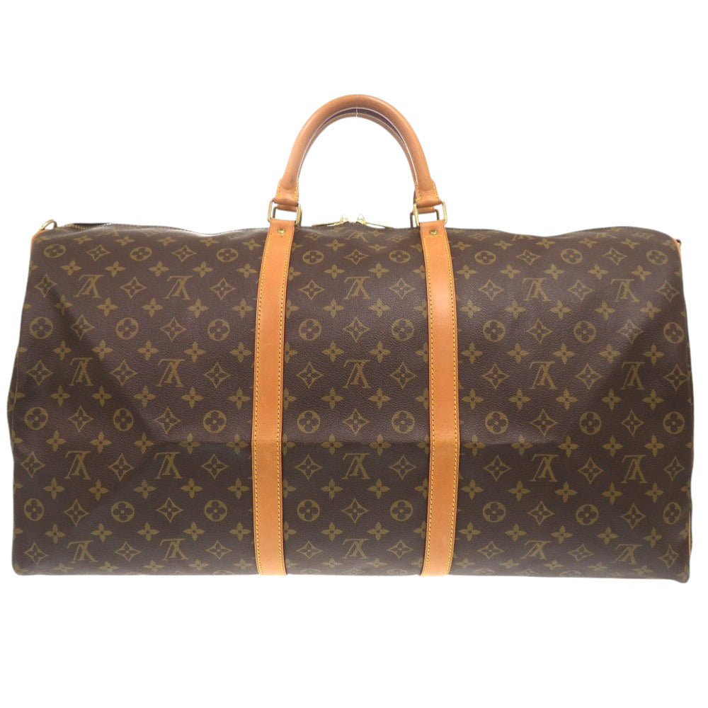 LOUIS VUITTON Boston Duffel bag M41412 Monogram canvas Brown Monogram Keepall bandouliere60