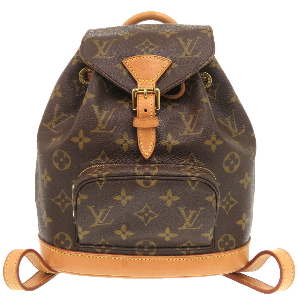 LOUIS VUITTON Backpack M51137 Monogram canvas Brown Monogram Mini Montsouris Women