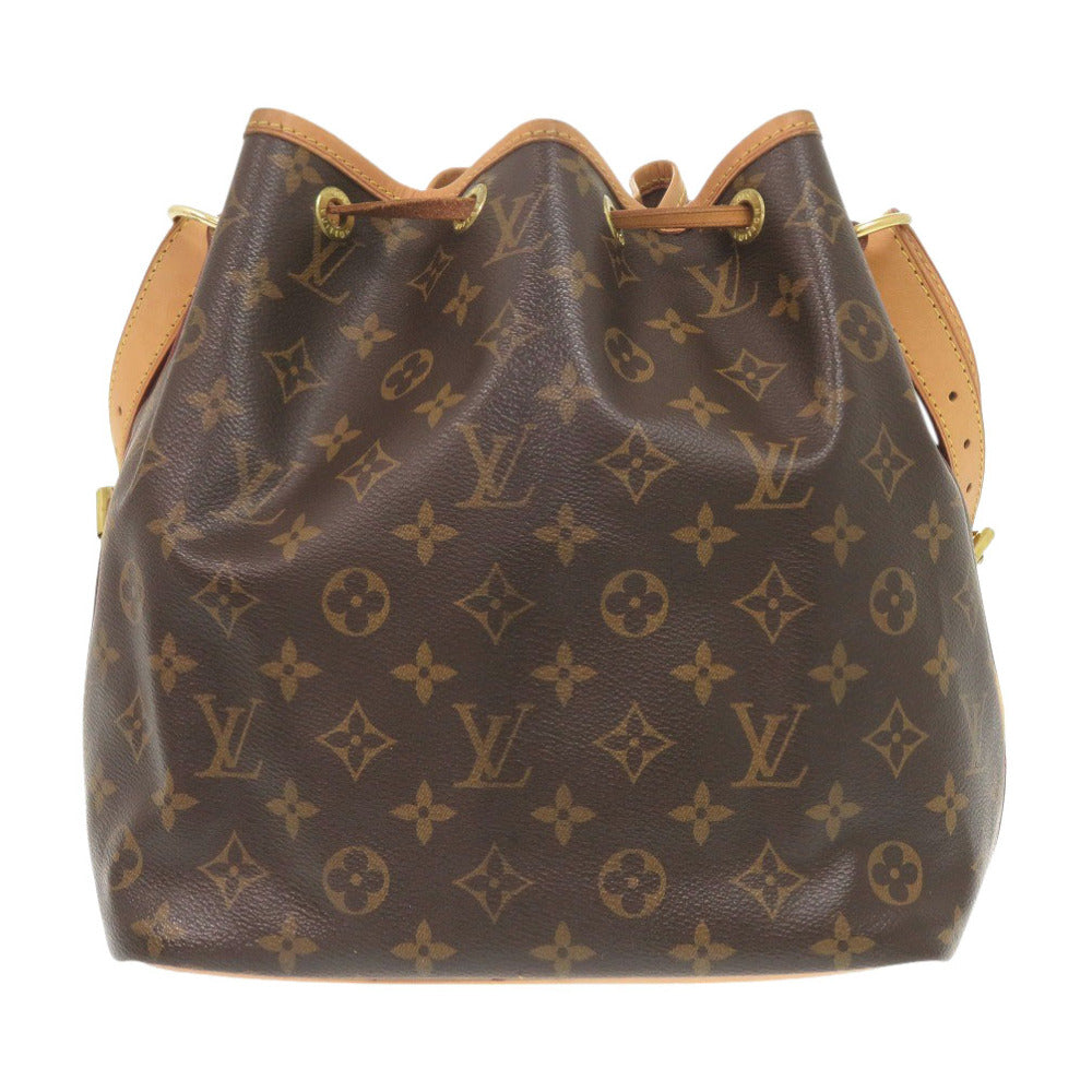 LOUIS VUITTON Shoulder Bag M40818 Monogram canvas Brown Monogram Petit Noe Women