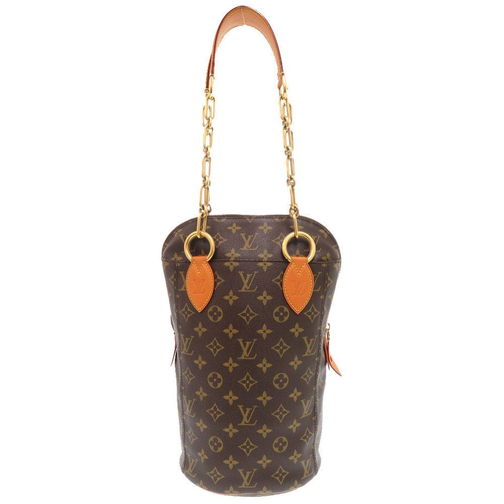 LOUIS VUITTON Shoulder Bag M40230 Monogram canvas Brown Karl Lagerfeld Monogram Punching bag baby Women